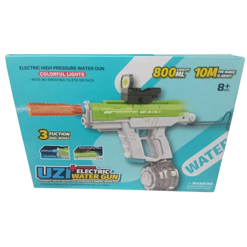Pistola Agua Uzi Electric Gun 2823-29A