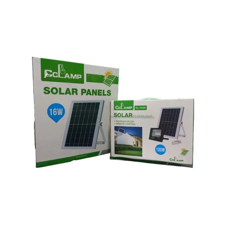 Reflector 100W+Panel Solar 16W CL-750S