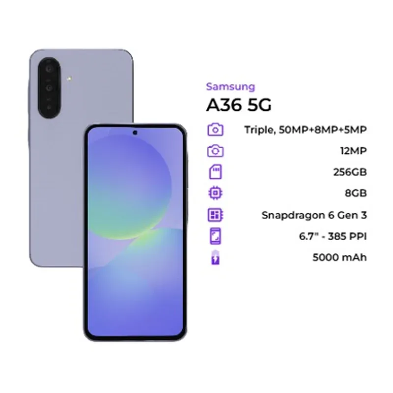 Samsung A36 5G 8+256gb