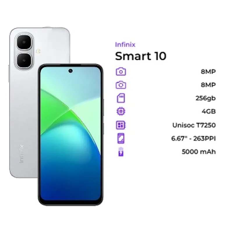 Smart 10 4+4+256gb