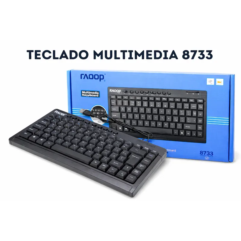Teclado Con cable R-K8733