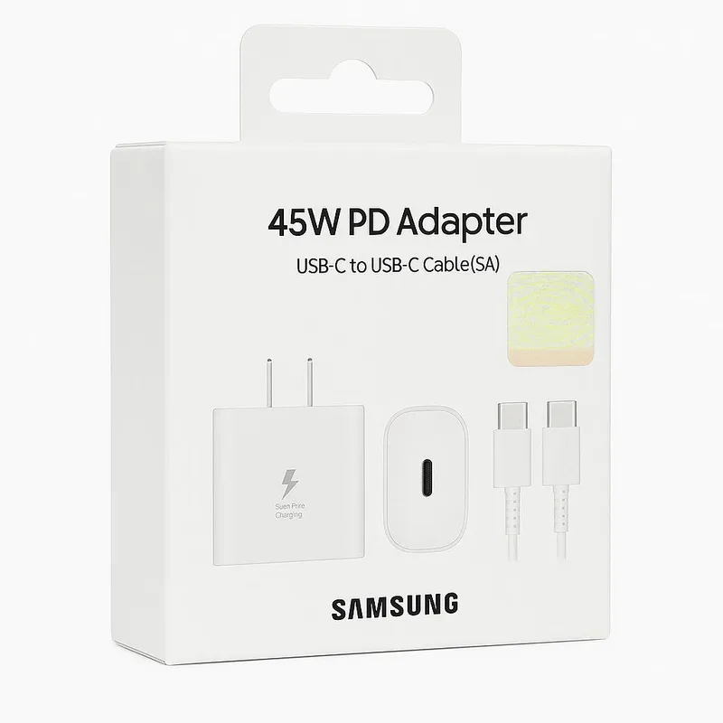 Cargador 2 en 1 Samsung Original 45W