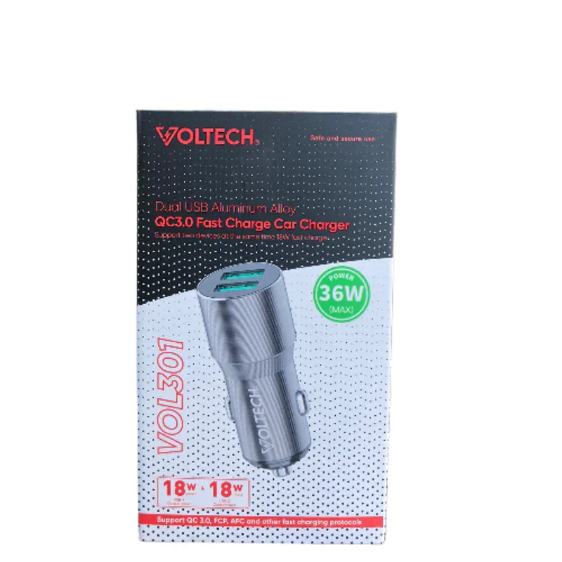 Cargador Carro TC VOL301 Voltech