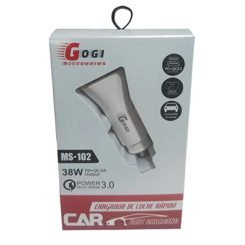 Cargador GOGI Carro 38W MS-102