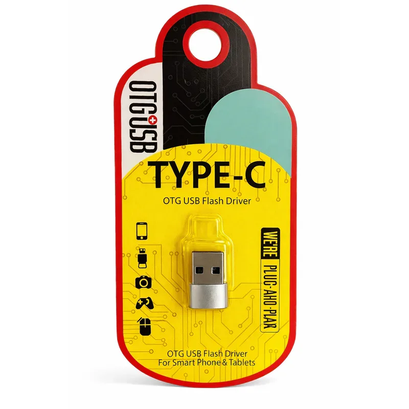 Adaptador OTG TC A USB (Hembra)
