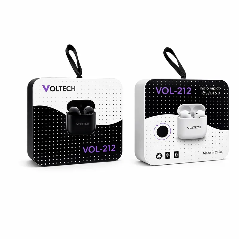 Audífonos InPods VOL212 Bluetooth Voltech