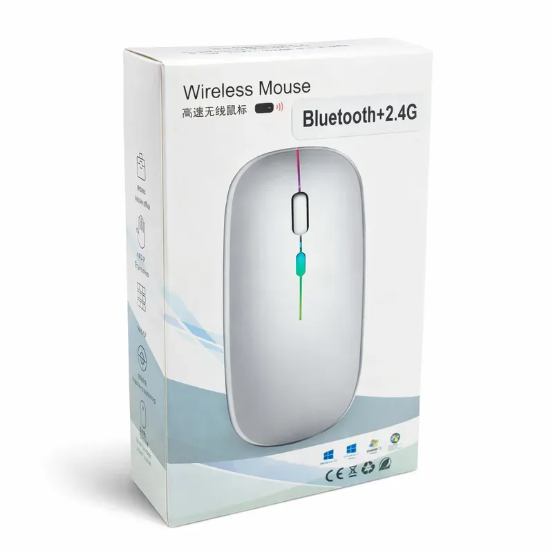 Mouse Bluetooth 2.4G inalambrico