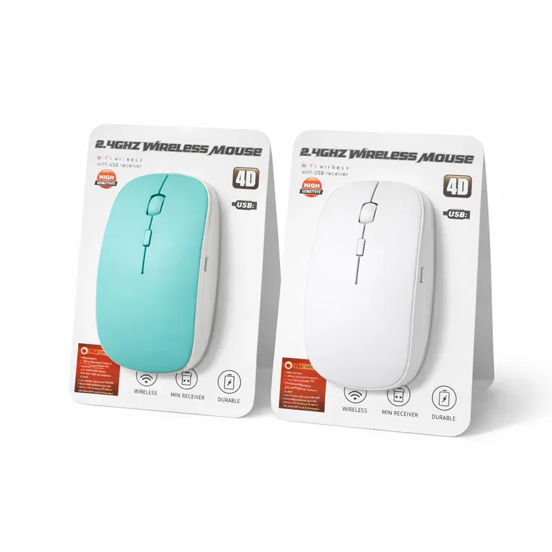 Mouse Inalámbrico Plano