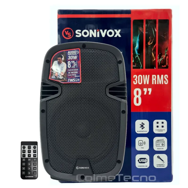 Parlante 8" Profesional VS-AC708 Sonivox