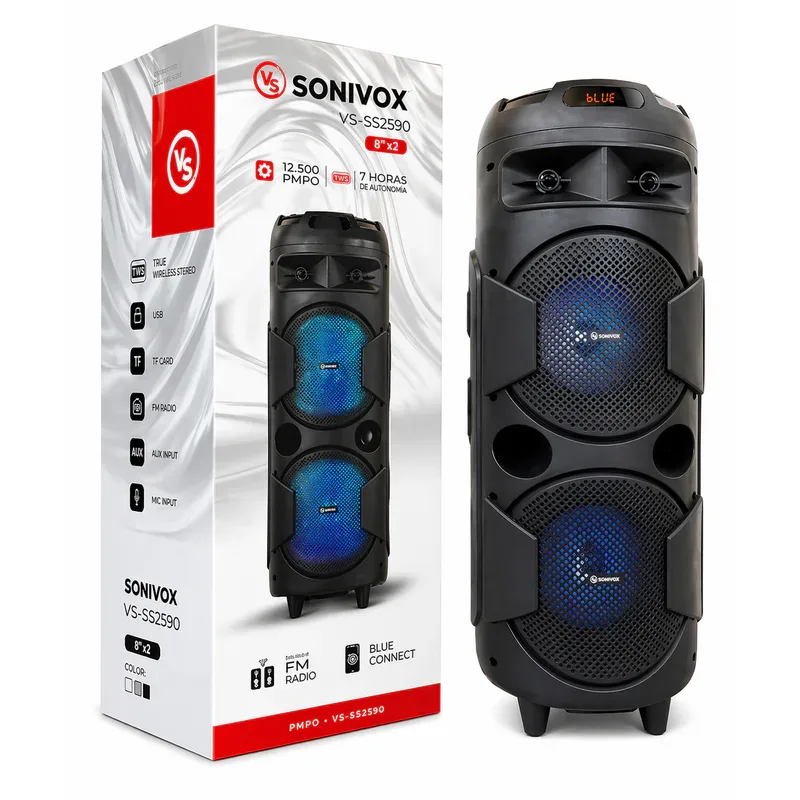 Parlante 8"x2 VS-SS2590 Sonivox