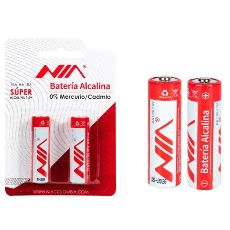 Bateria Alcalina NIA AAx2