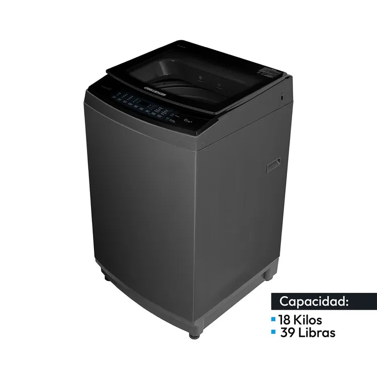 Lavadora CHALLENGER Carga Superior 18 KilosCW5718 Dark Gray