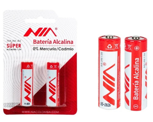 Bateria Alcalina NIA AAx2