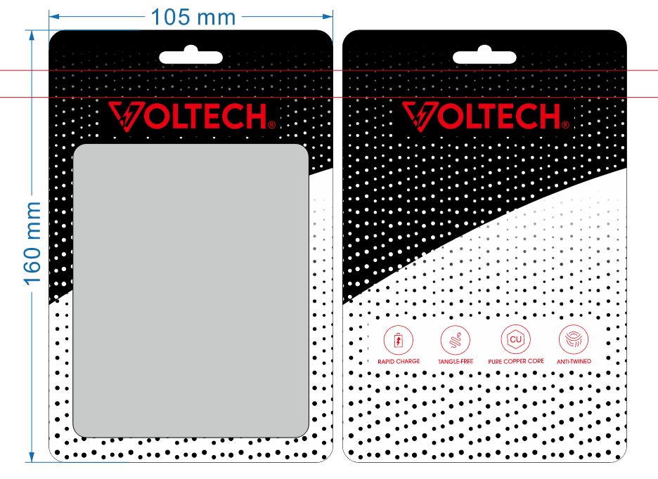 Bolsa 10,5x16 cm Voltech