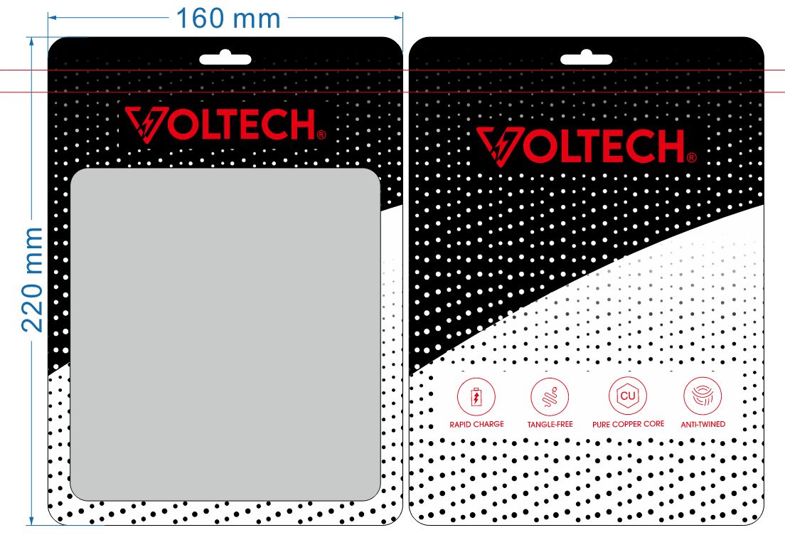 Bolsa 16x22 cm Voltech