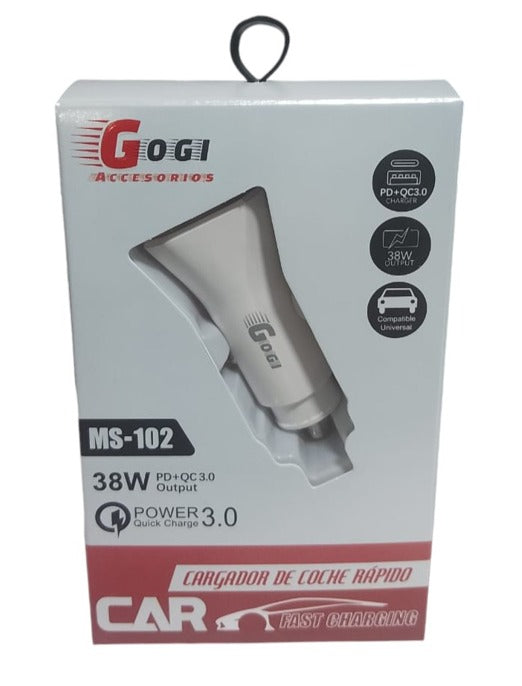 Cargador GOGI Carro 38W MS-102