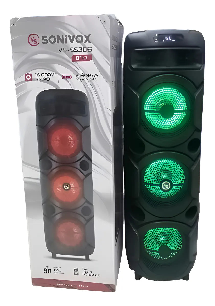 Parlante Torre De Sonido Sonivox Vs-ss305 8´´x3
