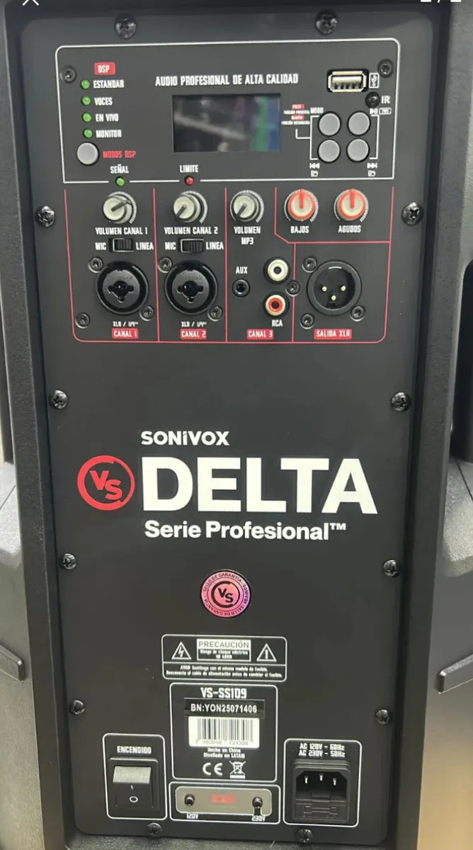 Corneta Profesional Amplificada Sonivox Delta 12 Pulgadas