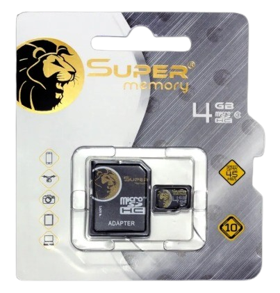 Memoria Micro SD 4 GB