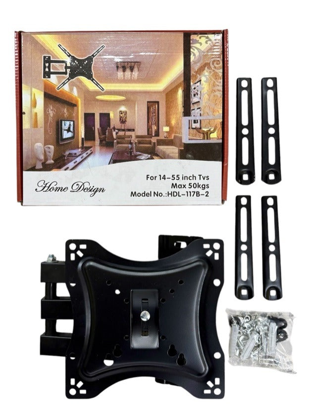 Base TV Móvil 14"-55" Caja Café Gruesa HDL117B-2 (1428)